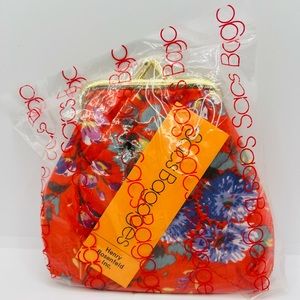 Sacs Bagages Henry Rosenfeld Inc Floral Clasp Coin Purse New And Sealed 96146